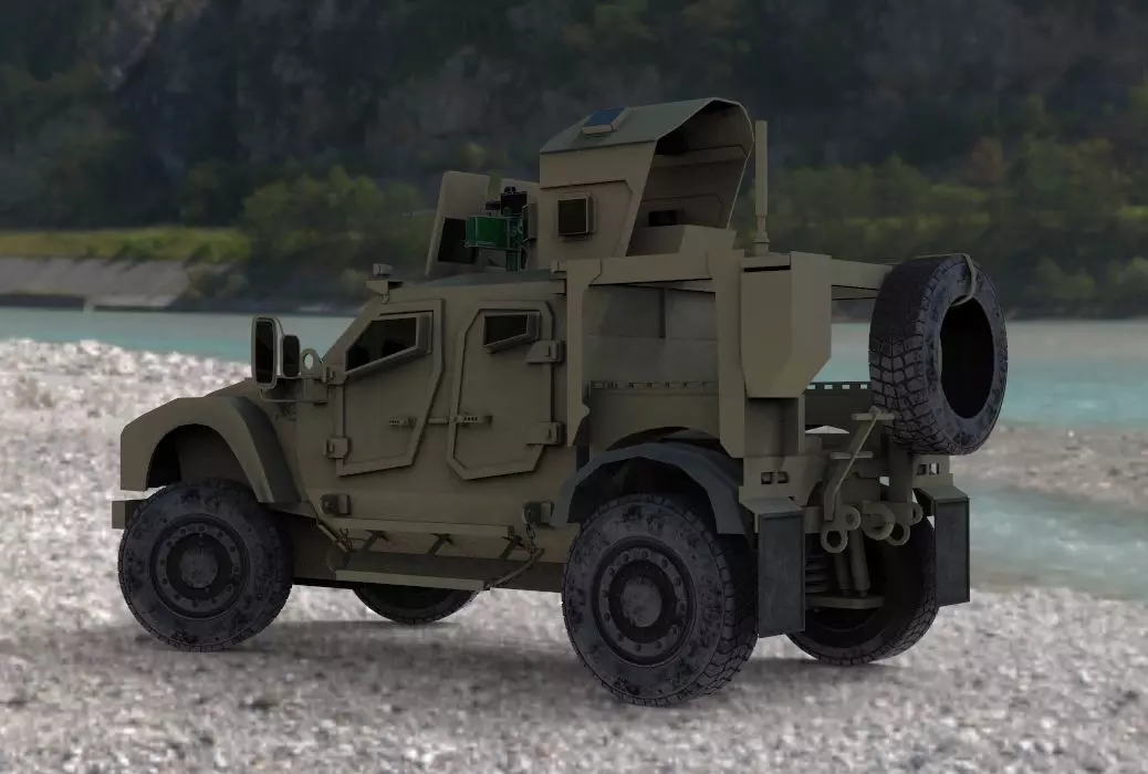 Oshkosh M-ATV  3D model_0