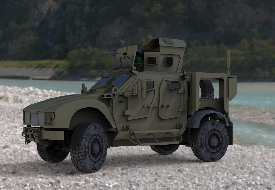 Oshkosh M-ATV  3D model_1