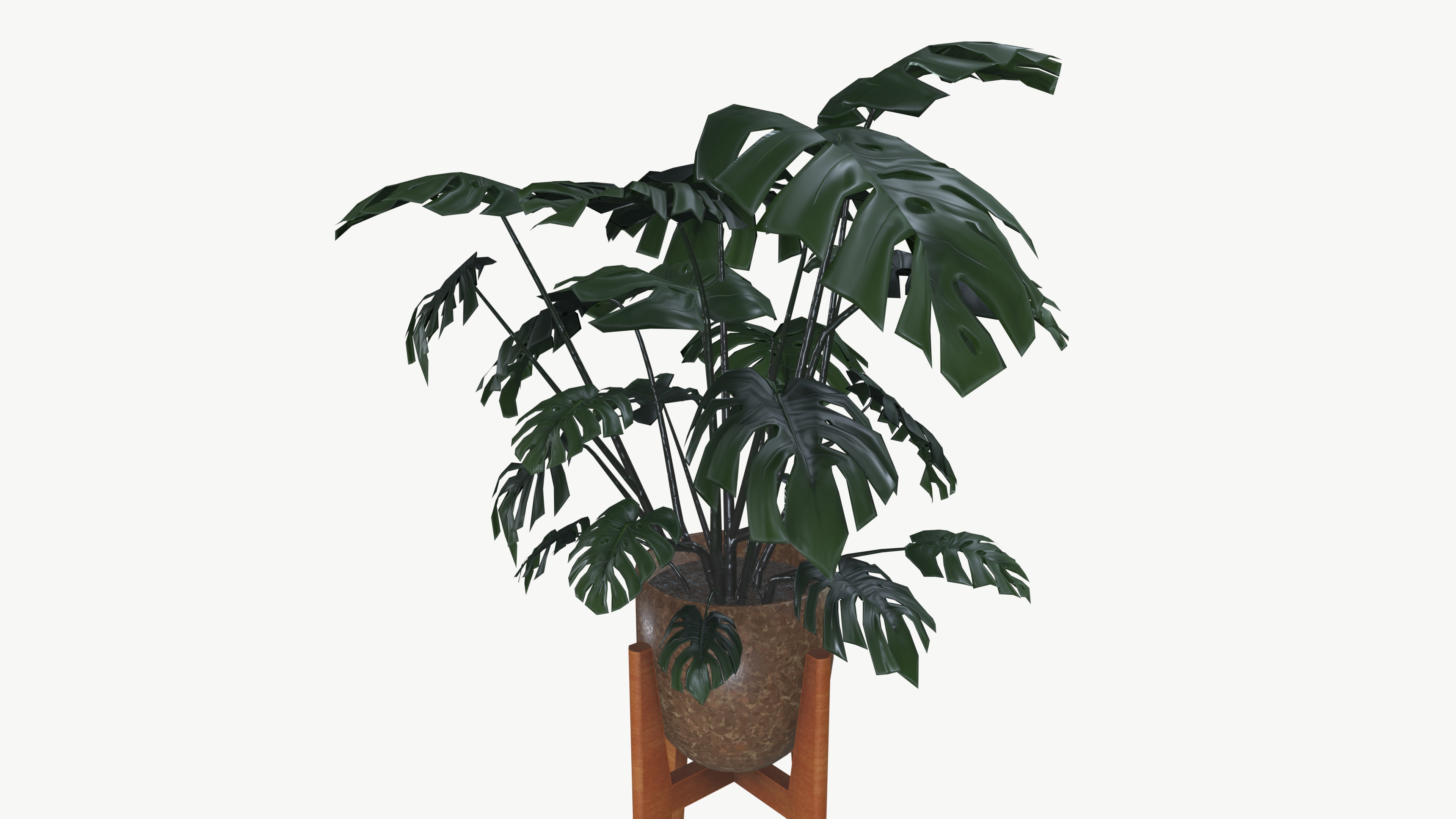 Flower Pot 3D model_3