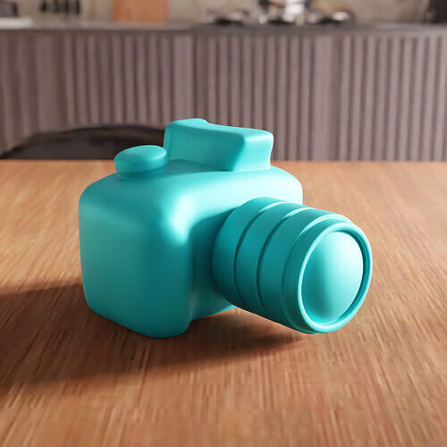 Camera Decor STL File - 115 3D print model