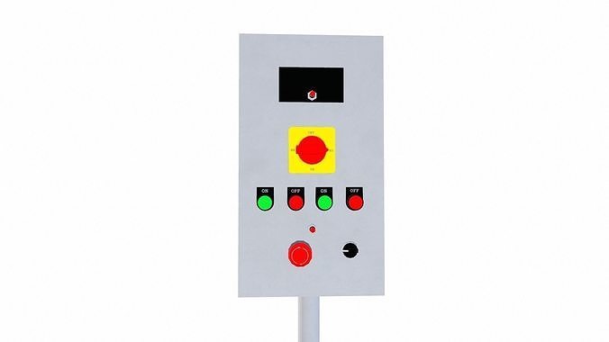 Control Panel Low-poly 3D model