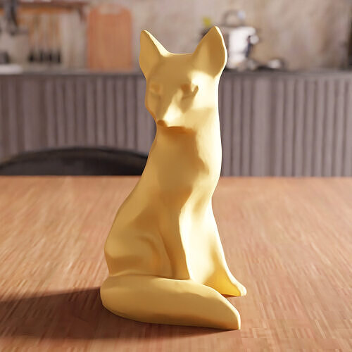 Fox STL File - 114 3D print model