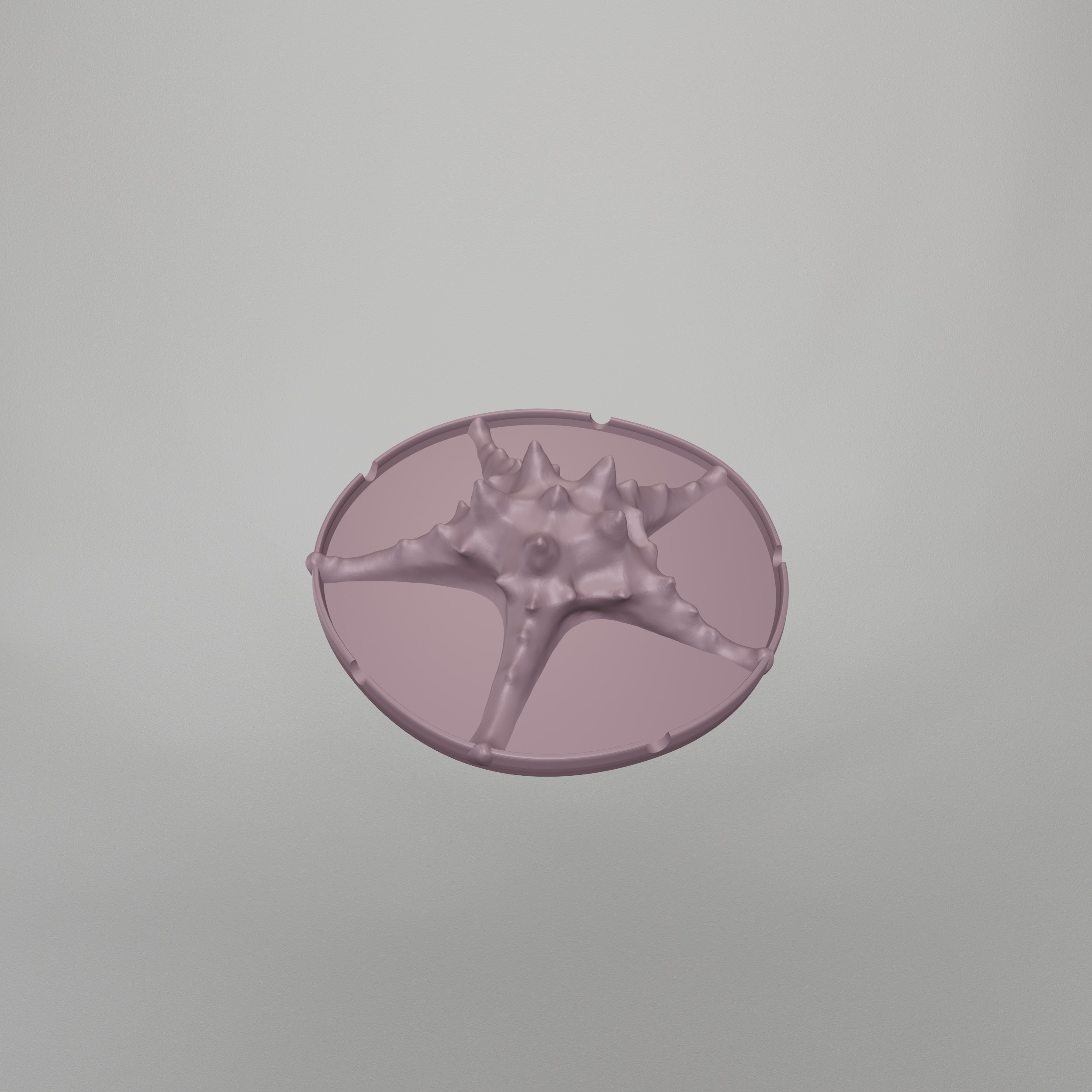 Starfish Ashtray STL File - 113 3D print model_16