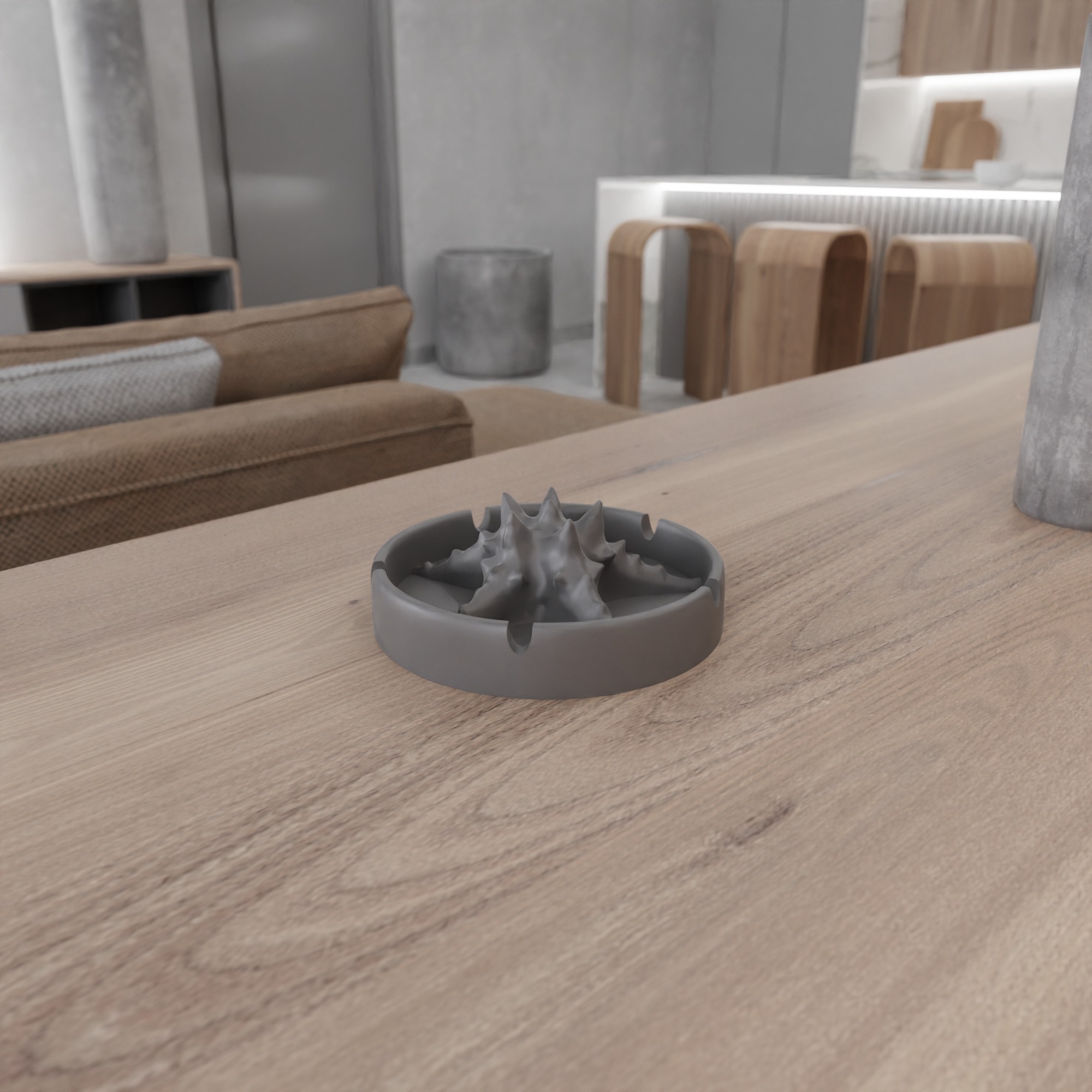 Starfish Ashtray STL File - 113 3D print model_10