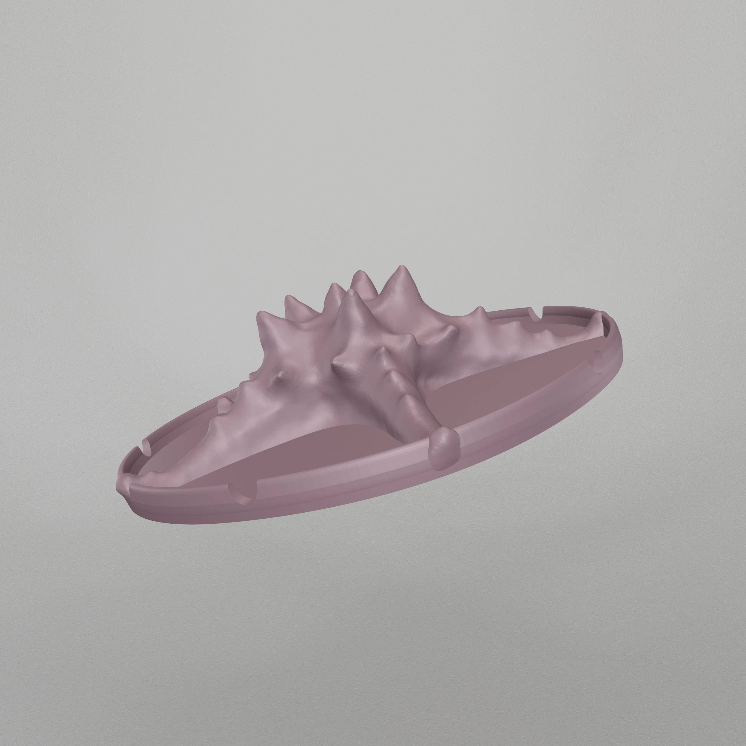 Starfish Ashtray STL File - 113 3D print model_15
