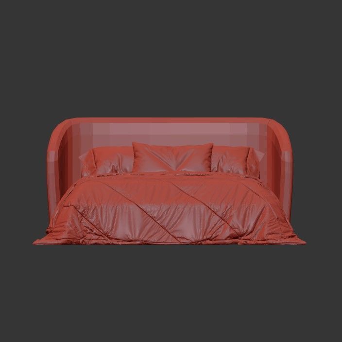 Fortune Bed 3D model_4
