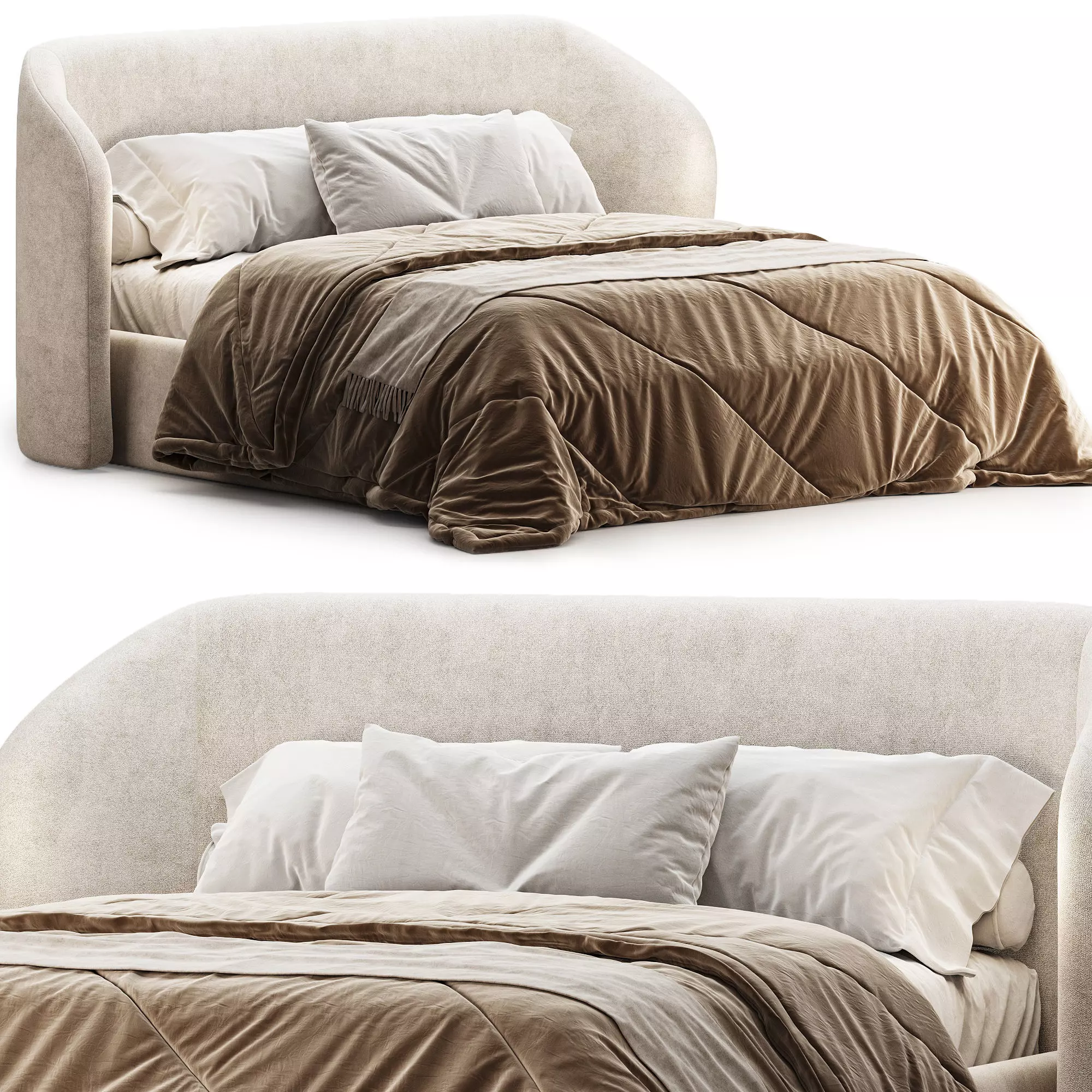 Fortune Bed 3D model_0