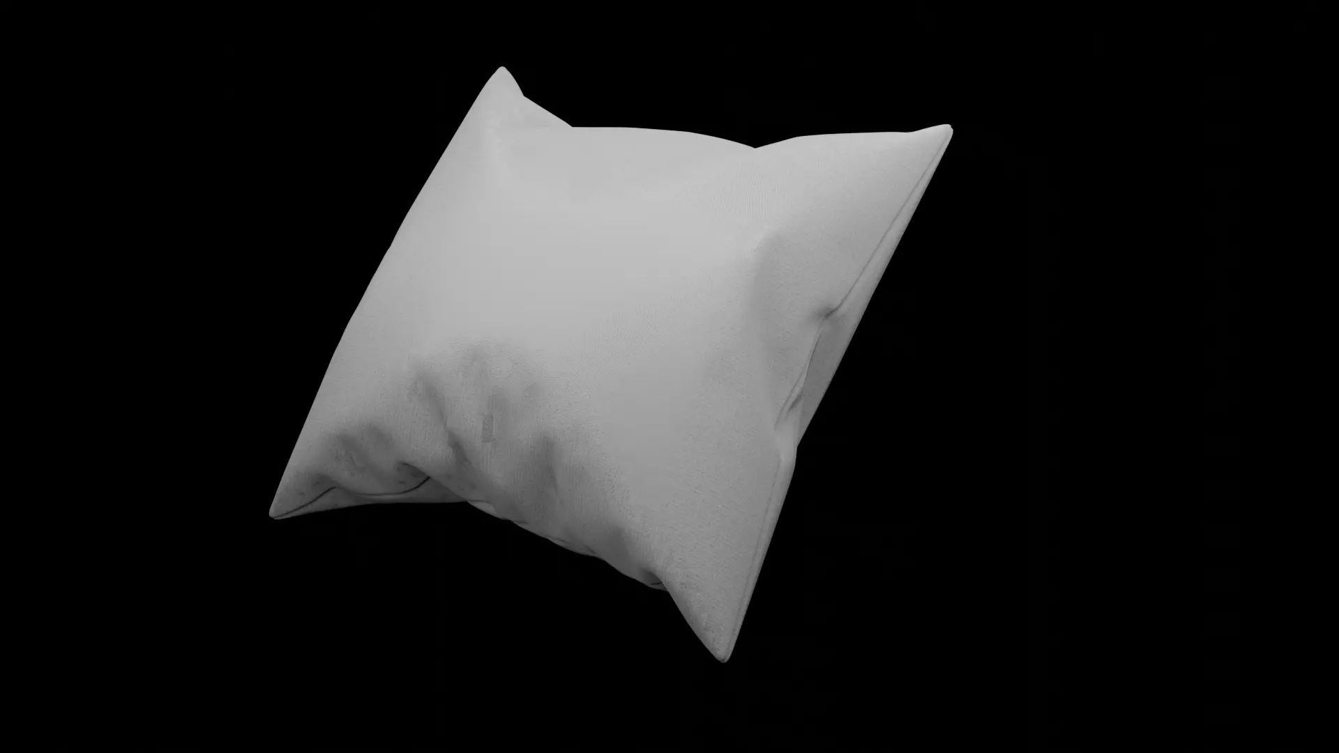 Soft Pillow 3D Model Free low-poly 3D model