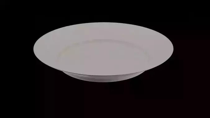 Minimalist Plate 3D Model