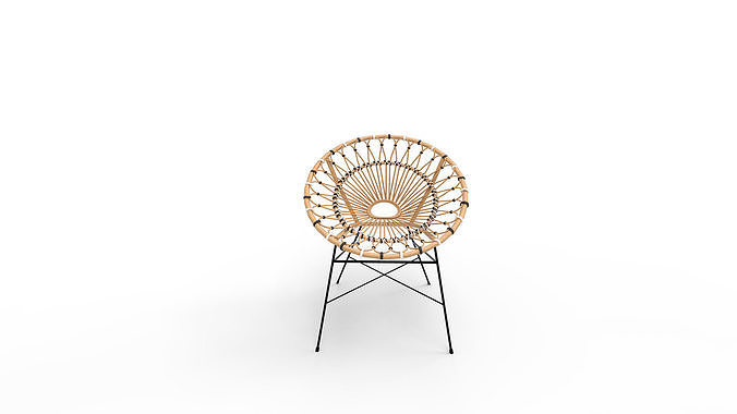Daisy Lounge Chair 3D model 2