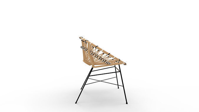 Daisy Lounge Chair 3D model 3