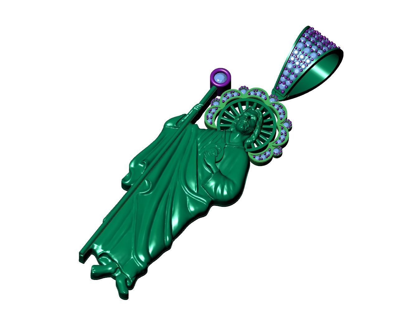 San Judas Tadeo 3D print model 3D print model_2