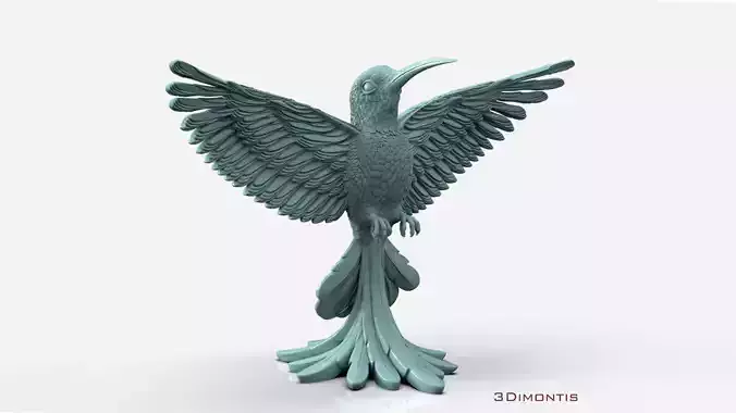 colibri humming bird 3D print model