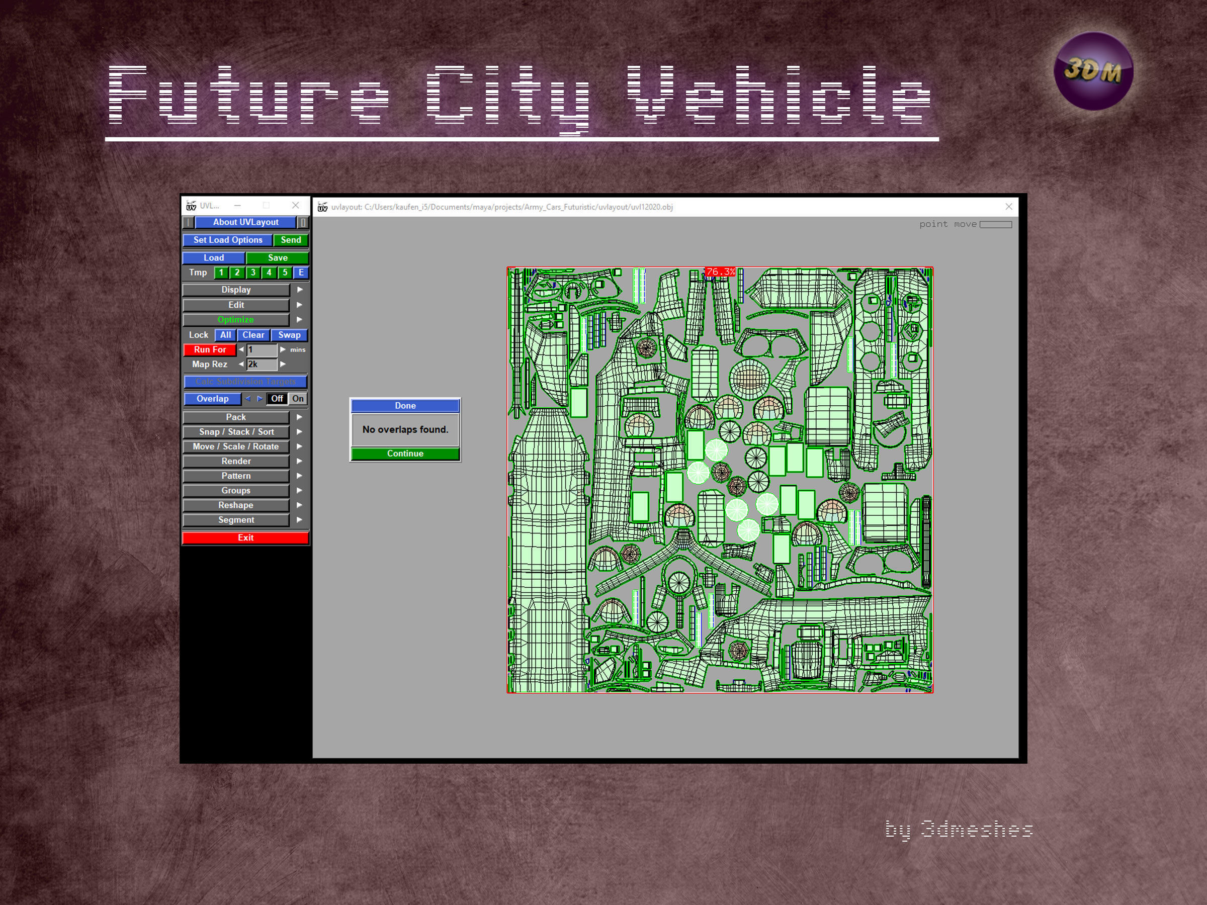 Future City Vehicle Truck 1  Free low-poly 3D model_26