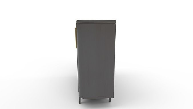 Cane5 Drawer Accent Chest 3D model 4