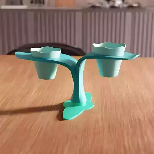 Desk Planter Holder STL File - 109