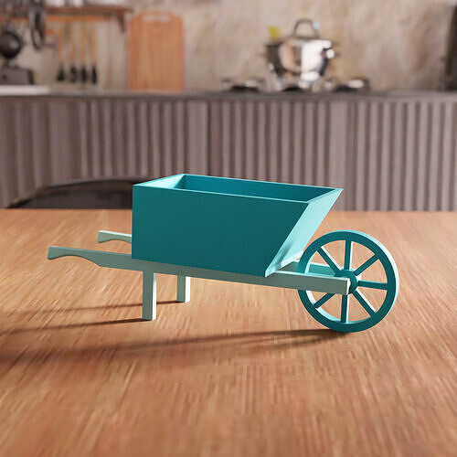 Wheelbarrow Decor STL File - 108 3D print model
