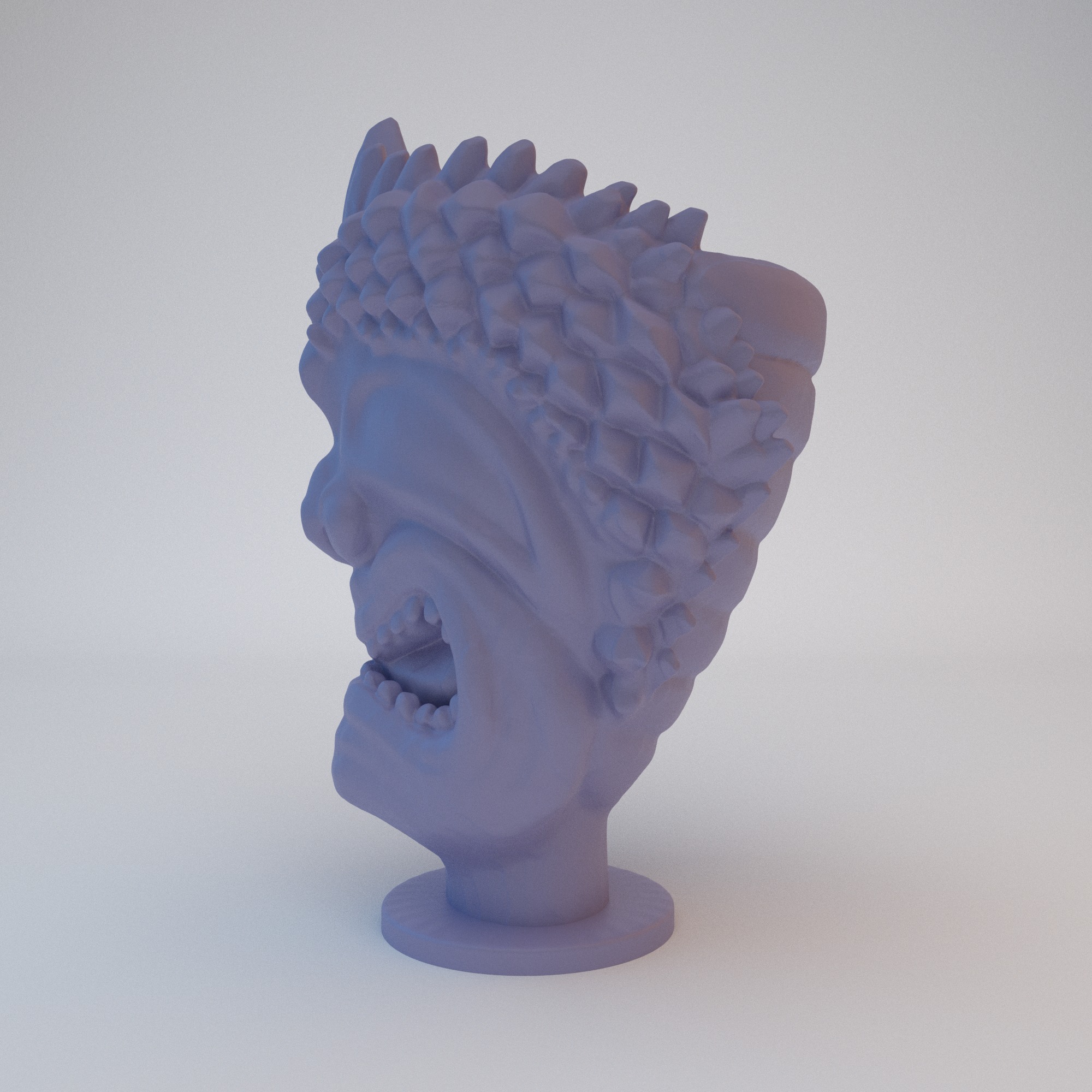 Hawaiian God Figure Vase STL File - 105 3D print model_11