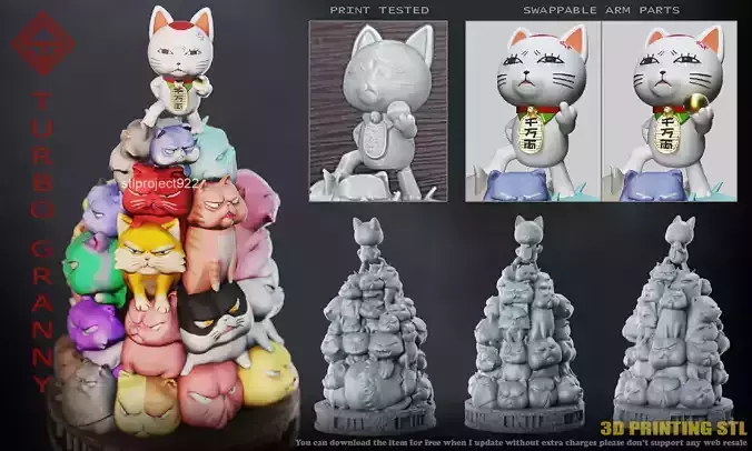 Turbo Granny 3D print model