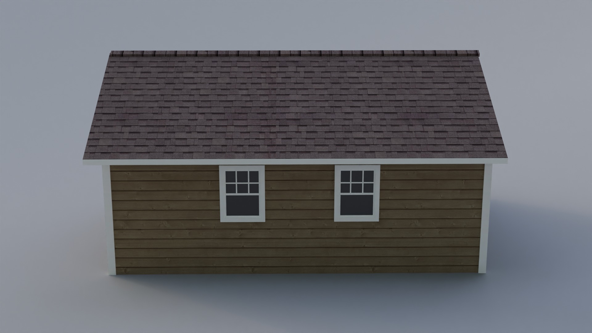 Low Poly house 8 Low-poly 3D model_6