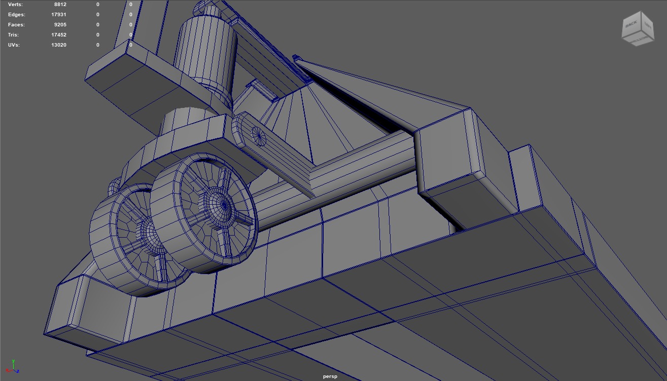 Hand Pallet Truck 01 Low-poly 3D model_15