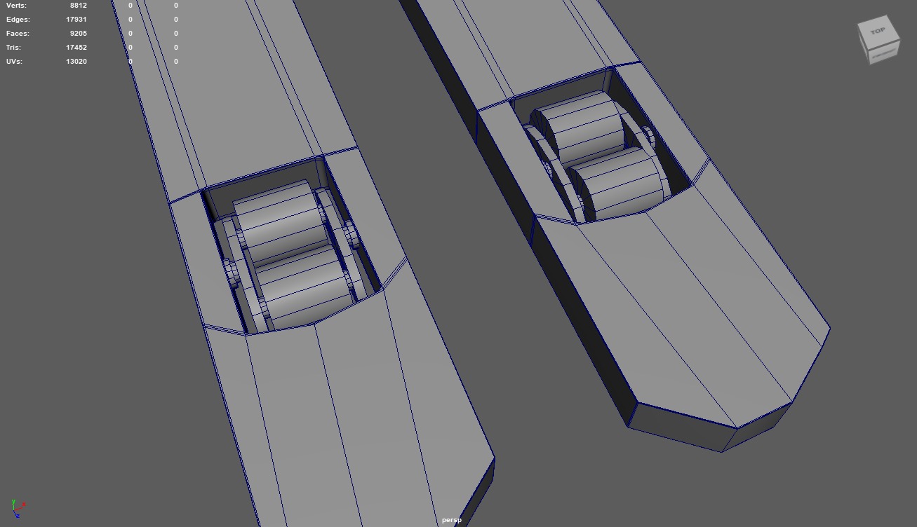 Hand Pallet Truck 01 Low-poly 3D model_14