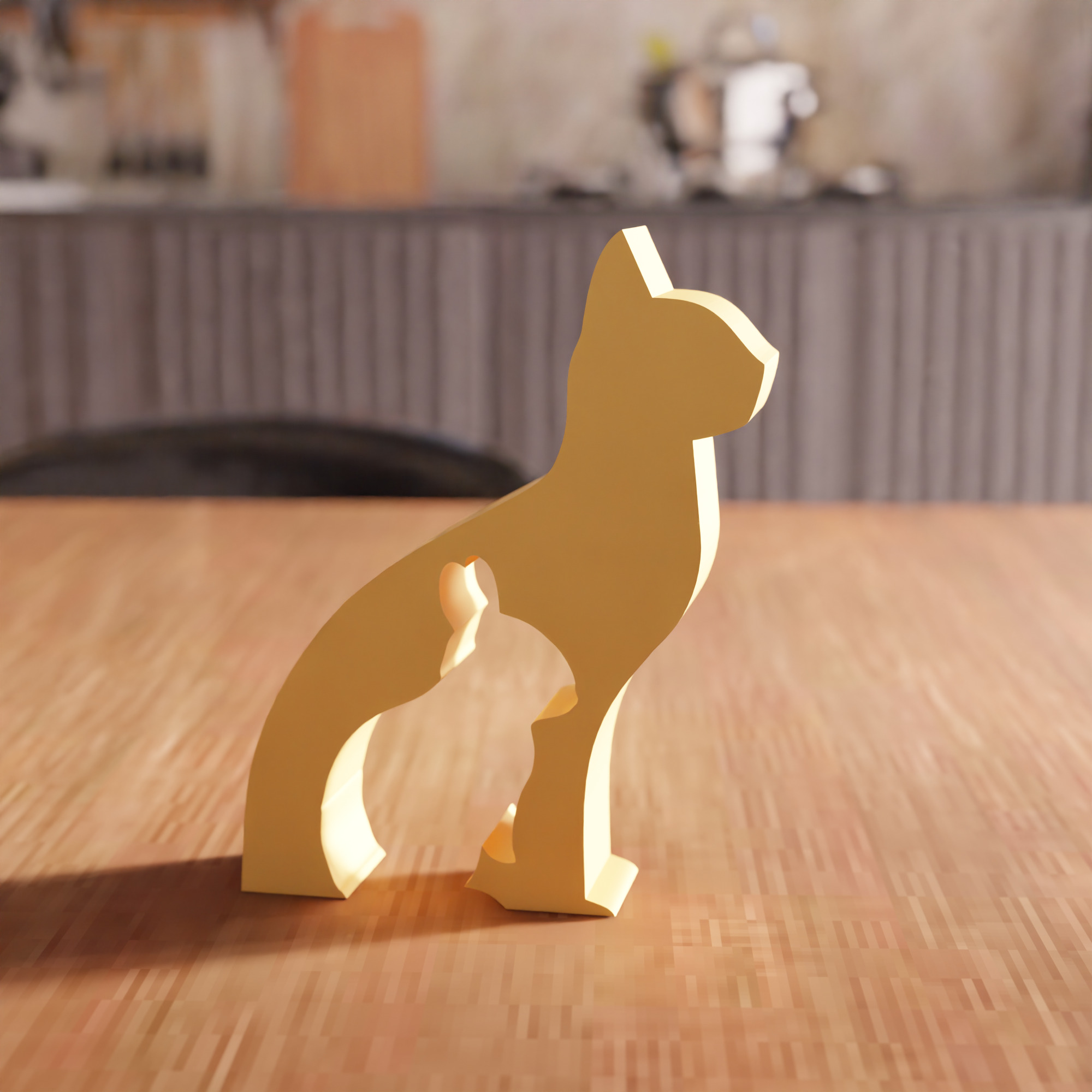 Dog Cat Rabbit Decor STL File - 102 3D print model_3