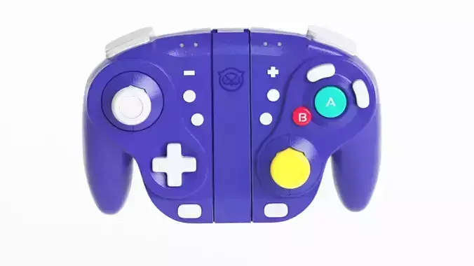 NYXI Wizard Switch Gamecube Controller for Nintendio Switch Low-poly 3D model