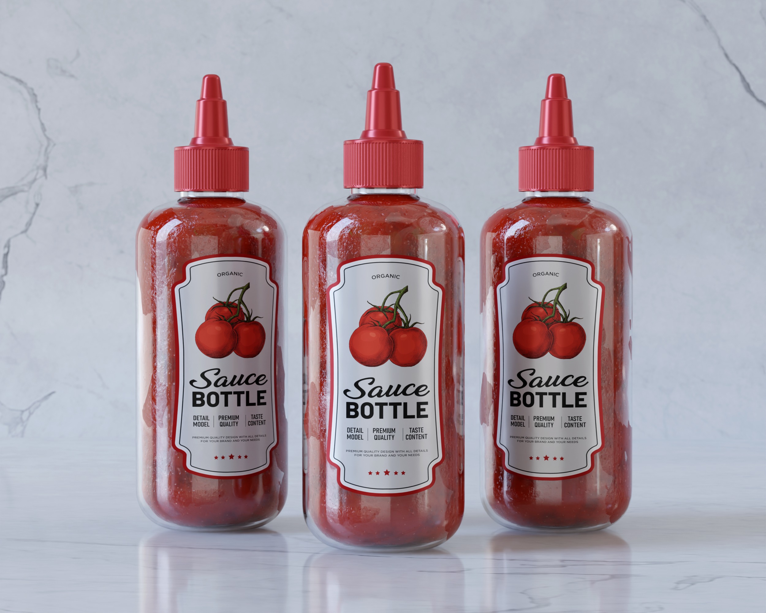 Tomato Sauce Bottle 3D model_6