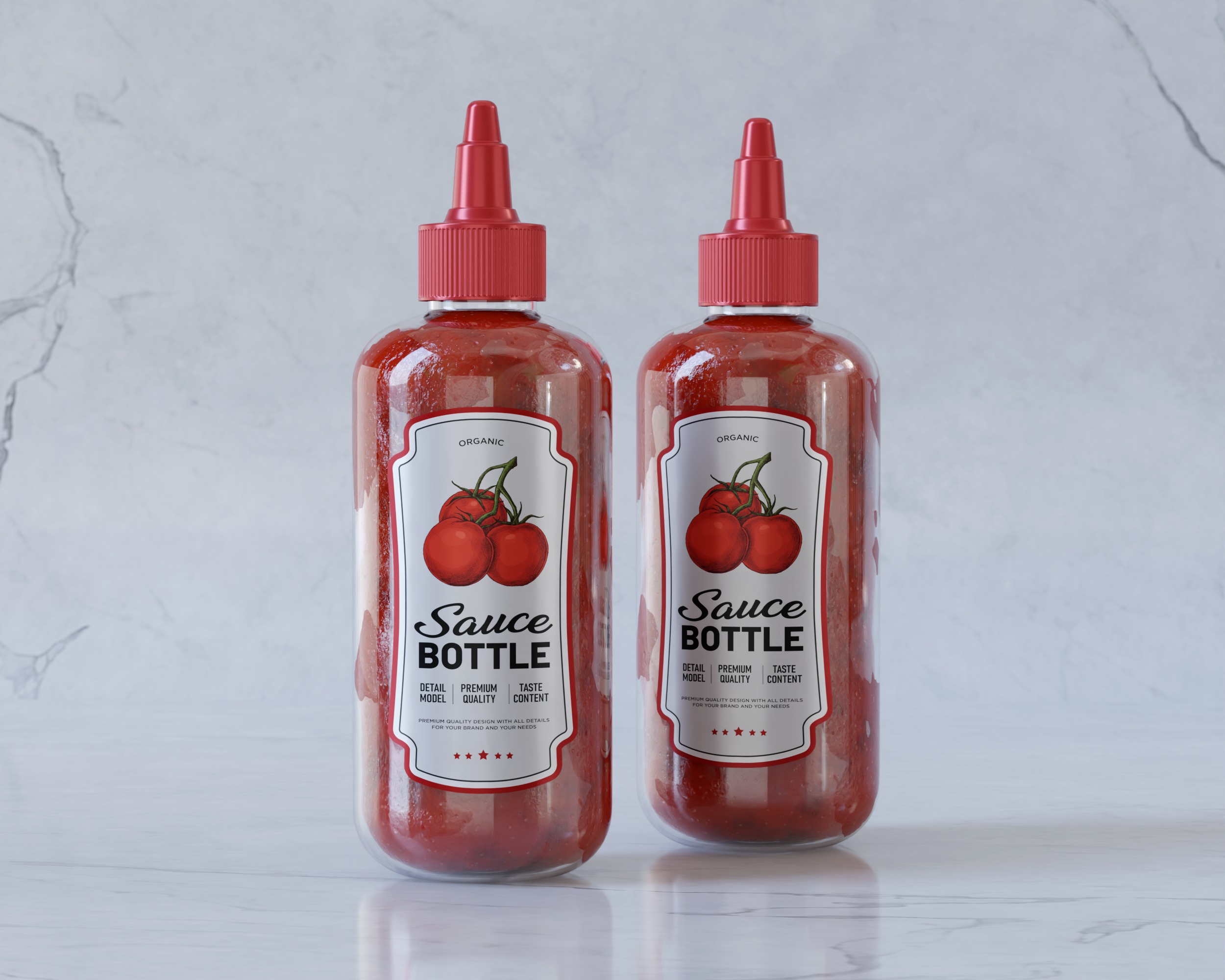 Tomato Sauce Bottle 3D model_5