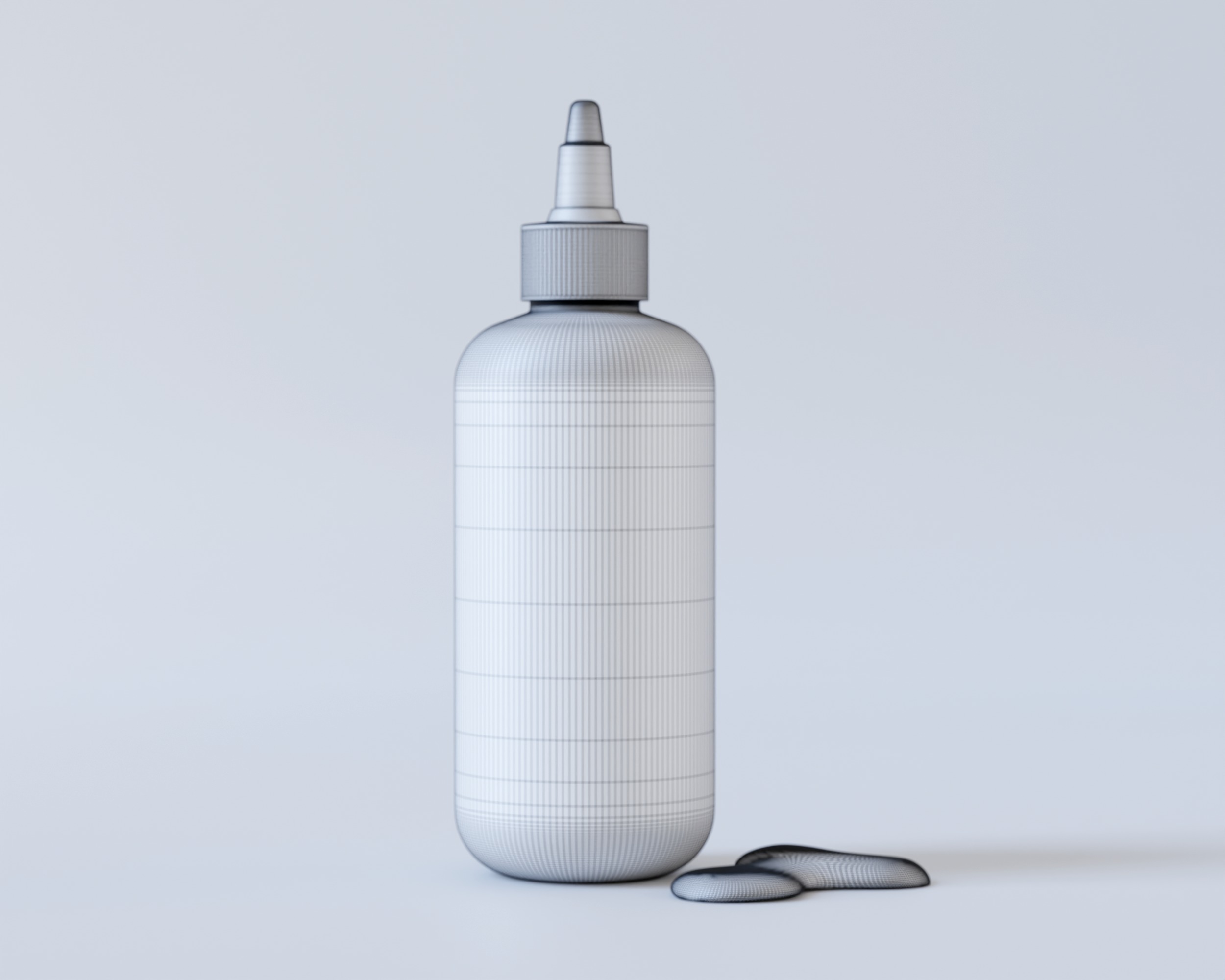 Tomato Sauce Bottle 3D model_9