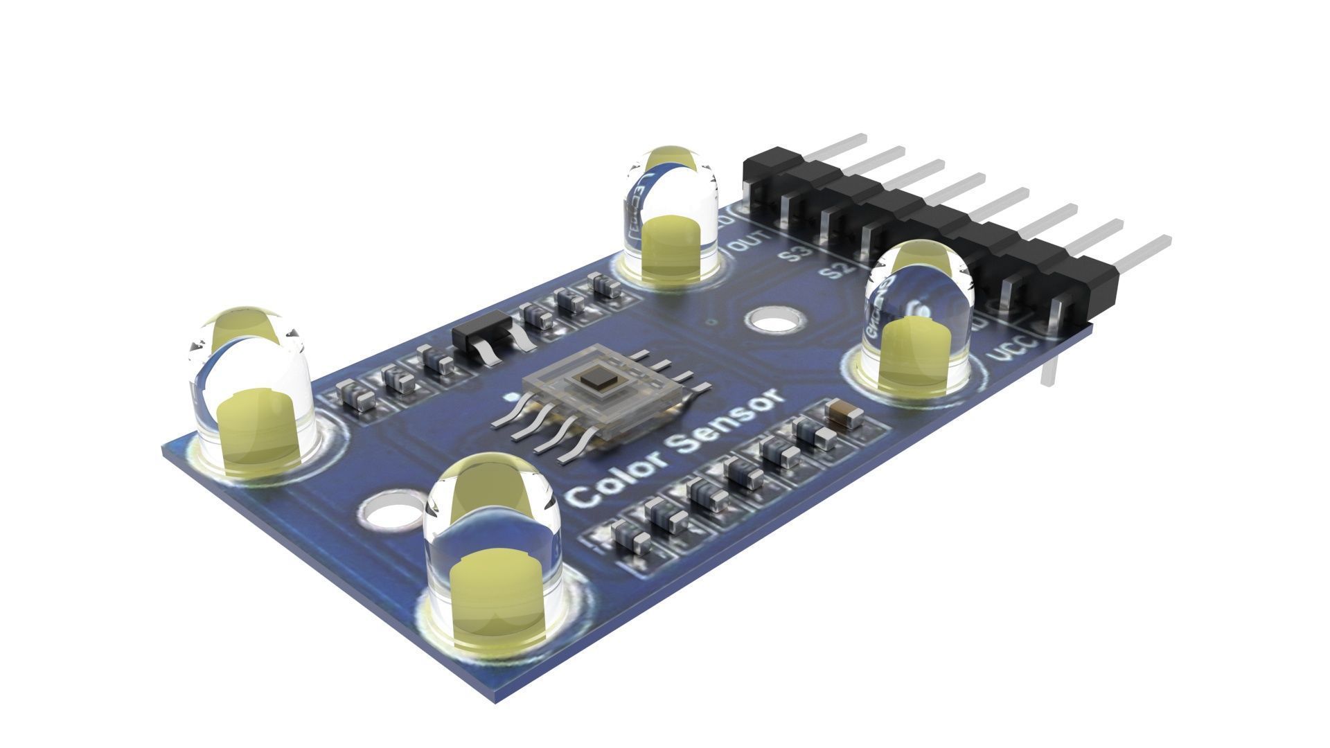 Color Sensor 3D model_6
