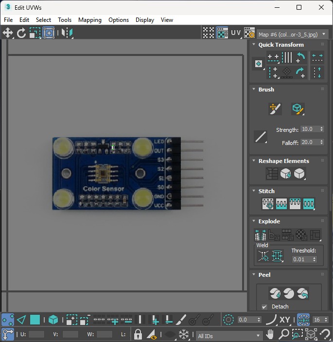Color Sensor 3D model_34