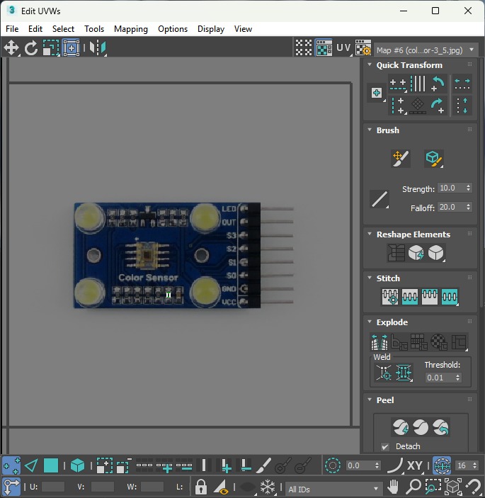 Color Sensor 3D model_38