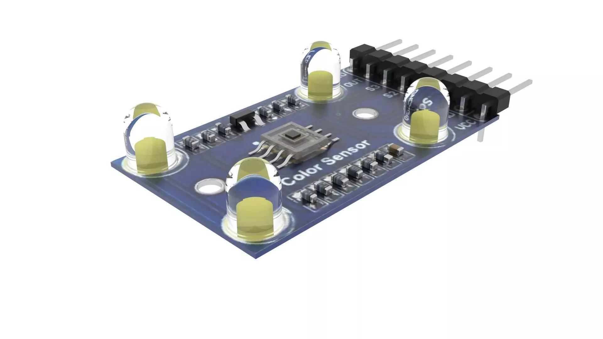 Color Sensor 3D model_0