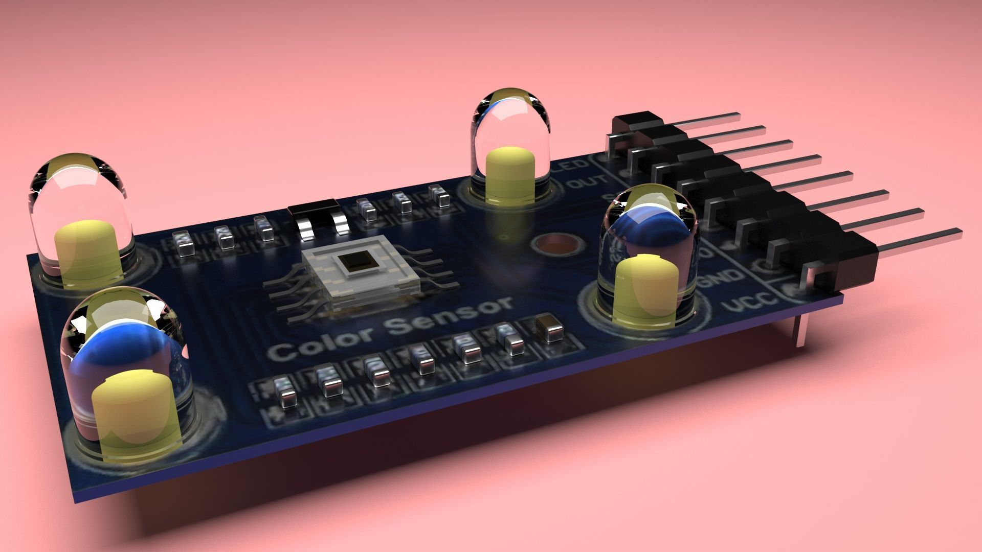 Color Sensor 3D model_26