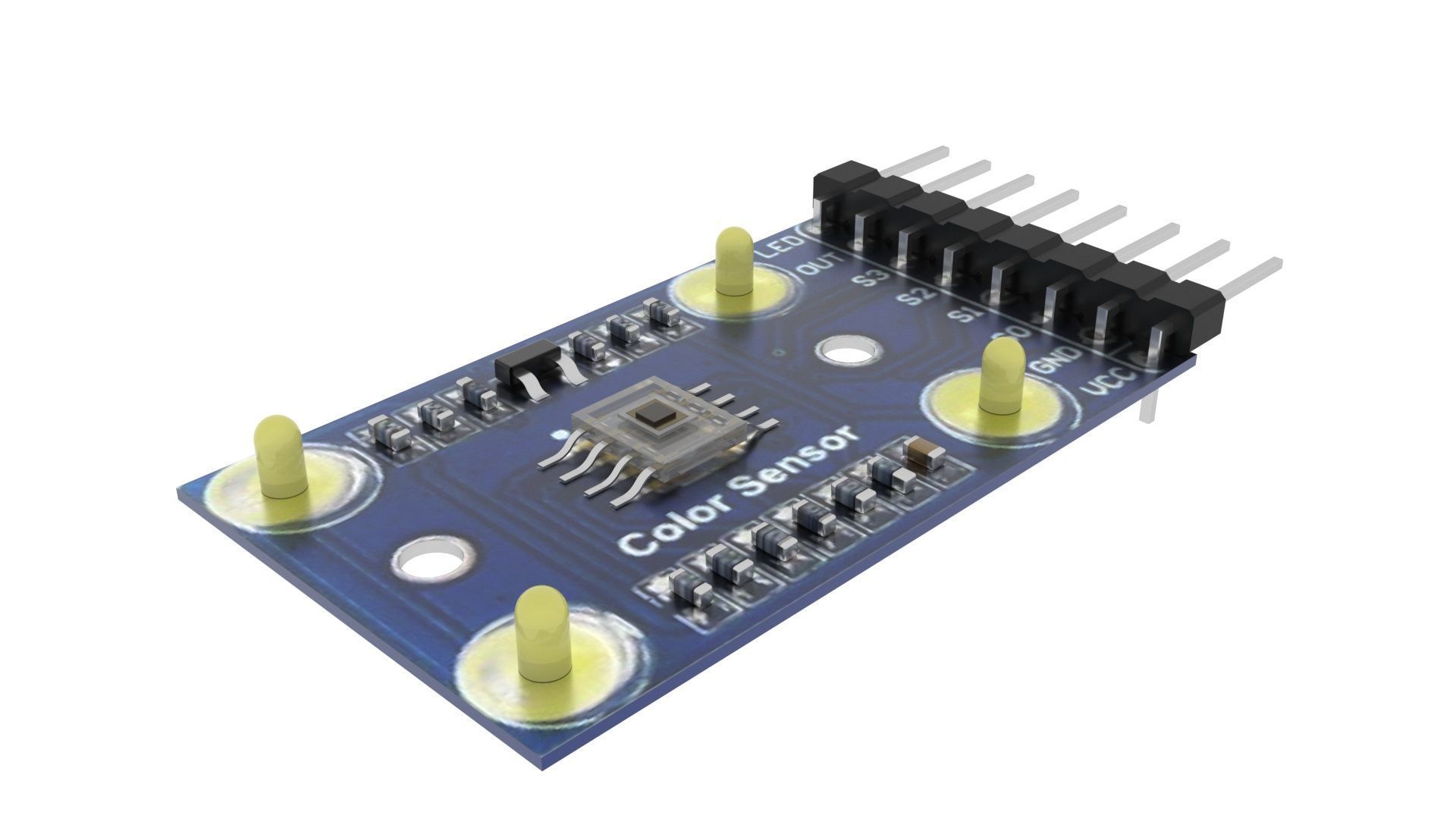 Color Sensor 3D model_5