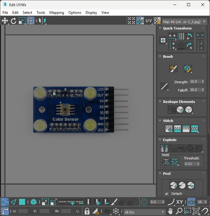 Color Sensor 3D model_36