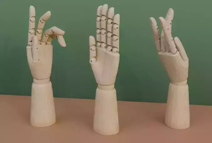 Wooden Hand Mannequin