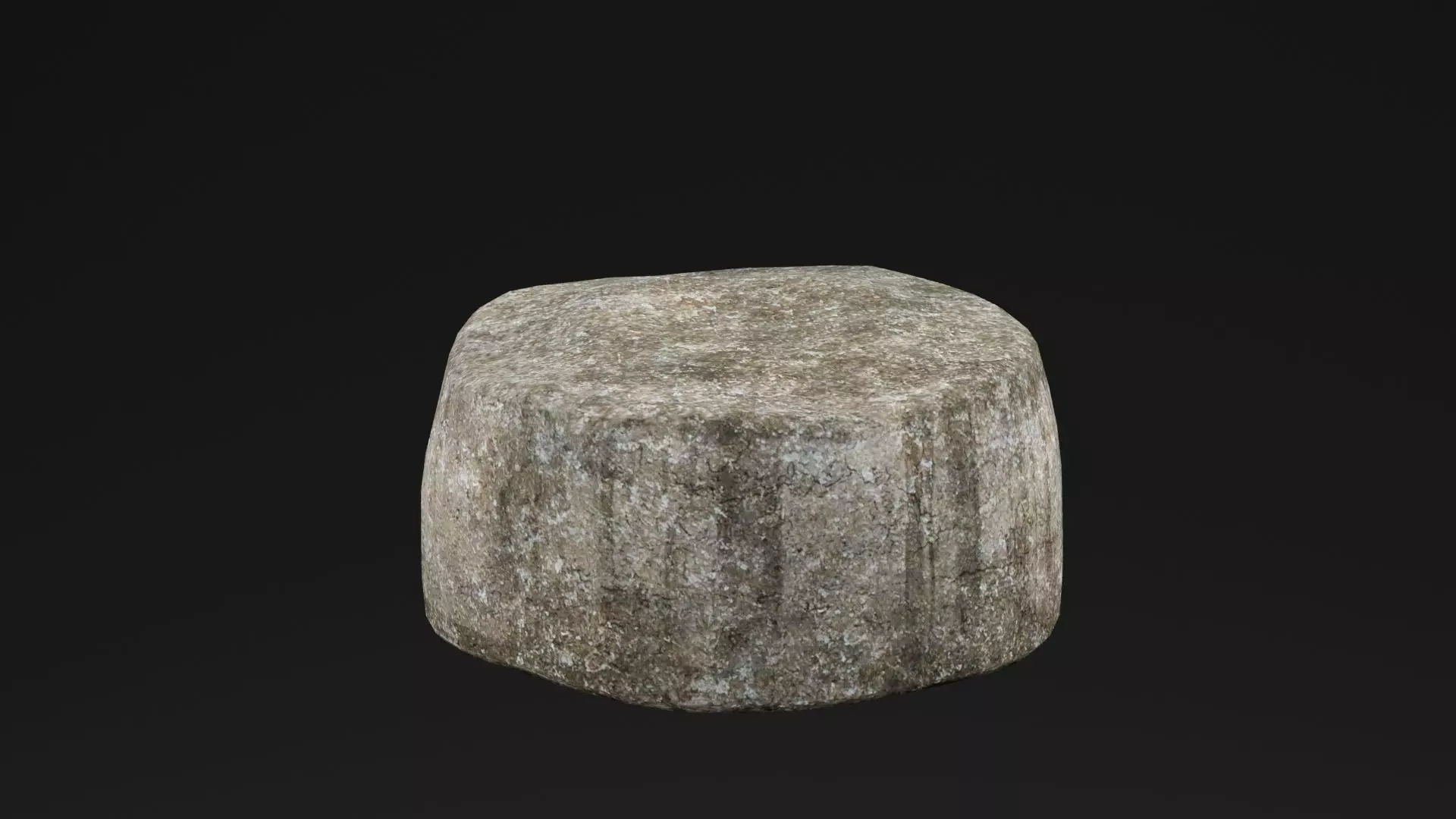 Greek Column Drum Low-poly 3D model_0