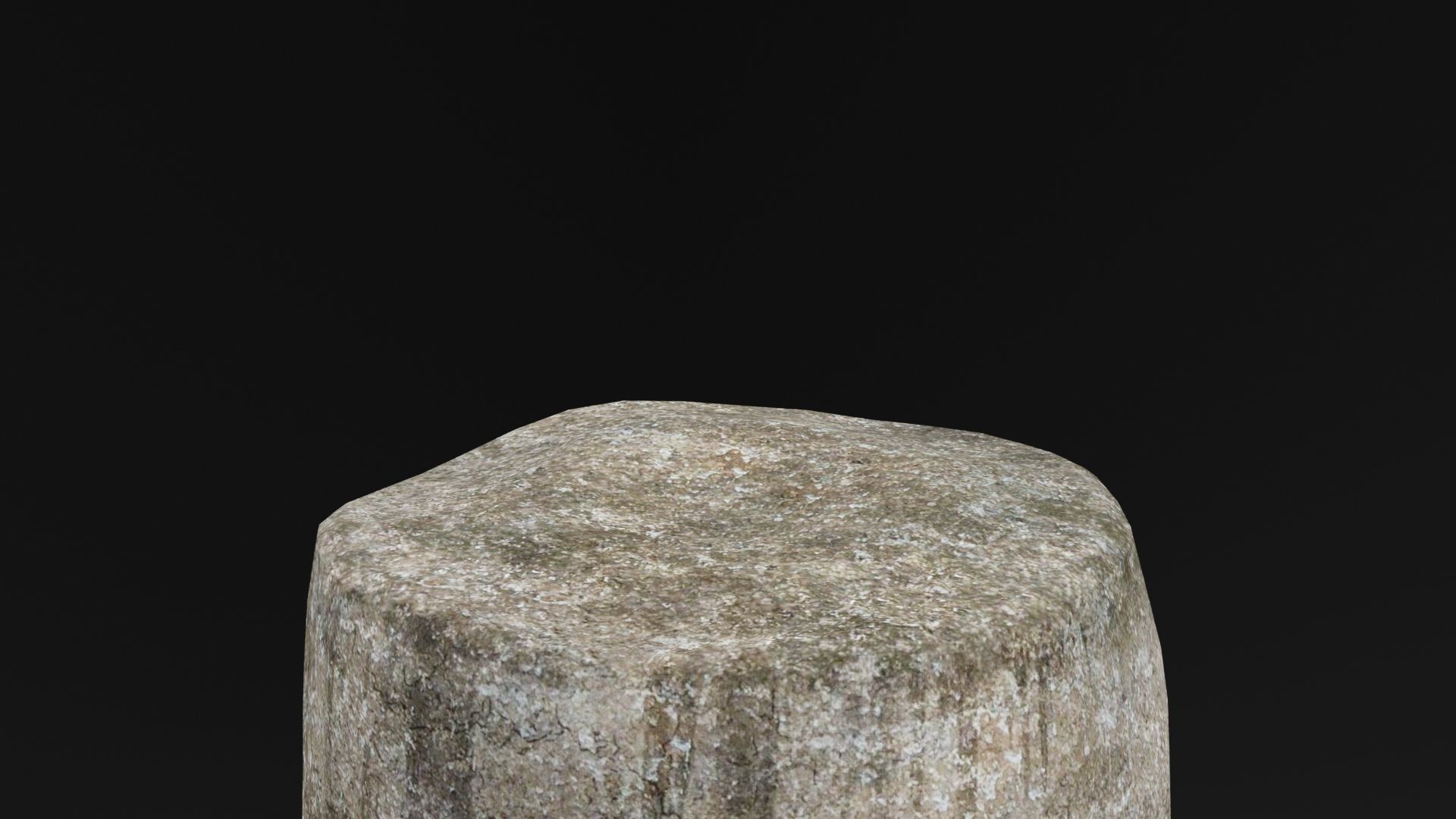 Greek Column Drum Low-poly 3D model_1