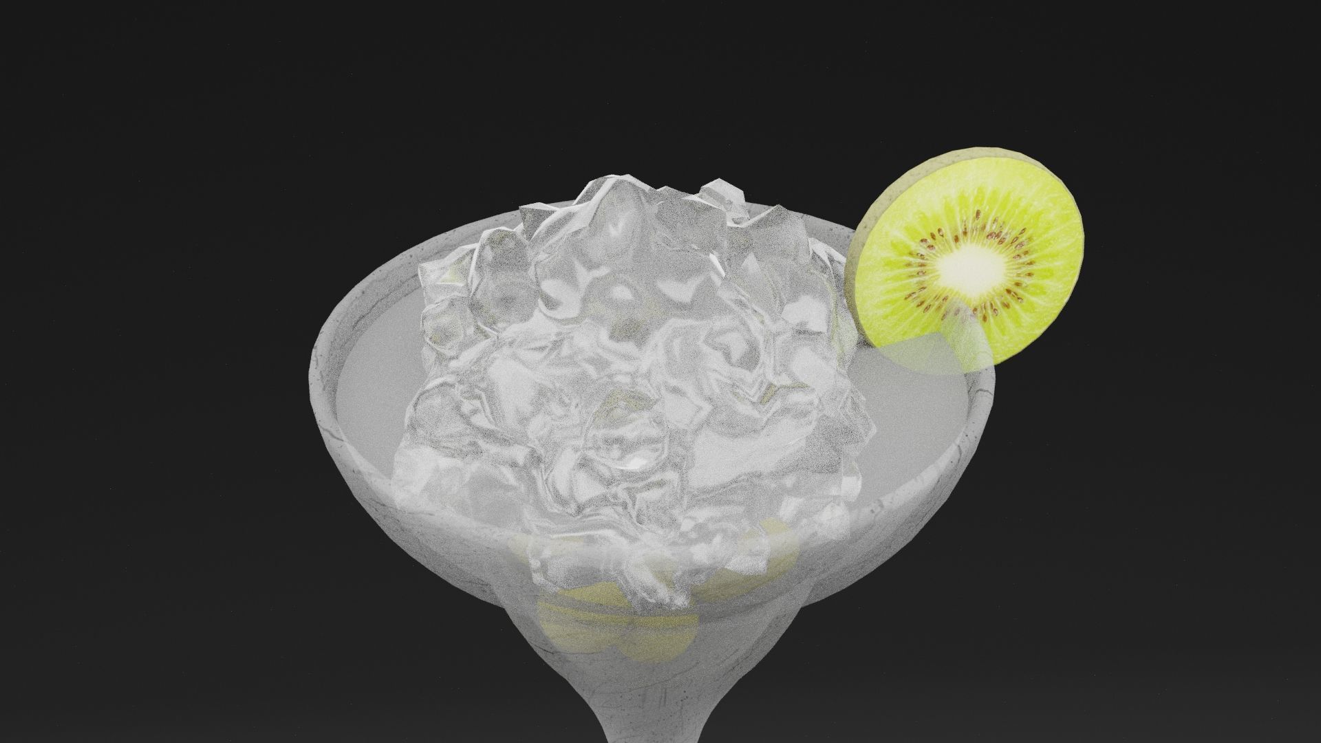 Frozen Fusion WIth Kiwi Low-poly 3D model_1