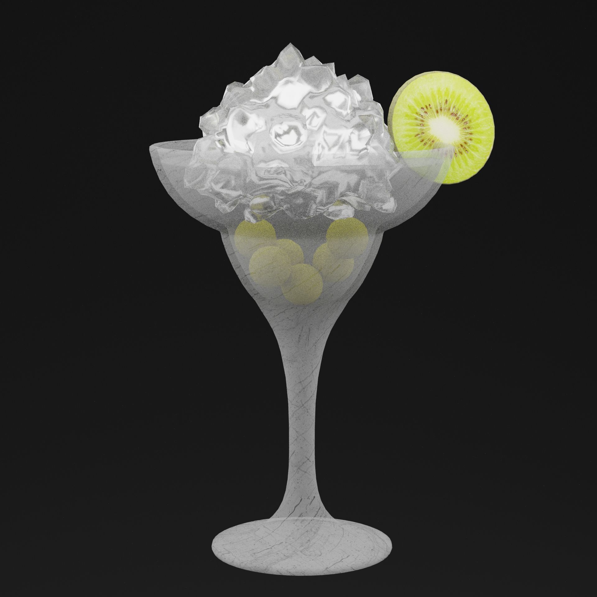 Frozen Fusion WIth Kiwi Low-poly 3D model_6
