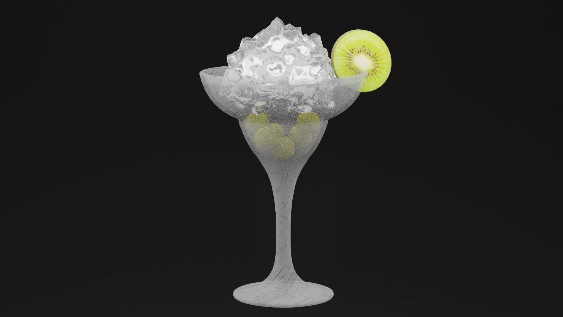 Frozen Fusion WIth Kiwi Low-poly 3D model_0