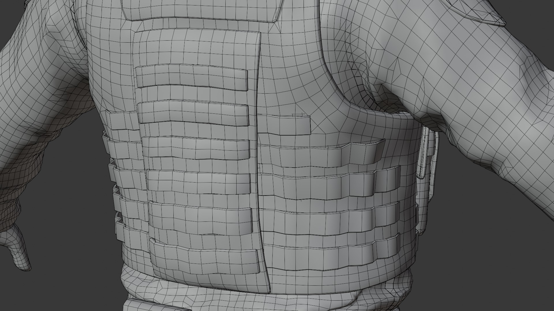 Police swat - Rigged 3D model_32