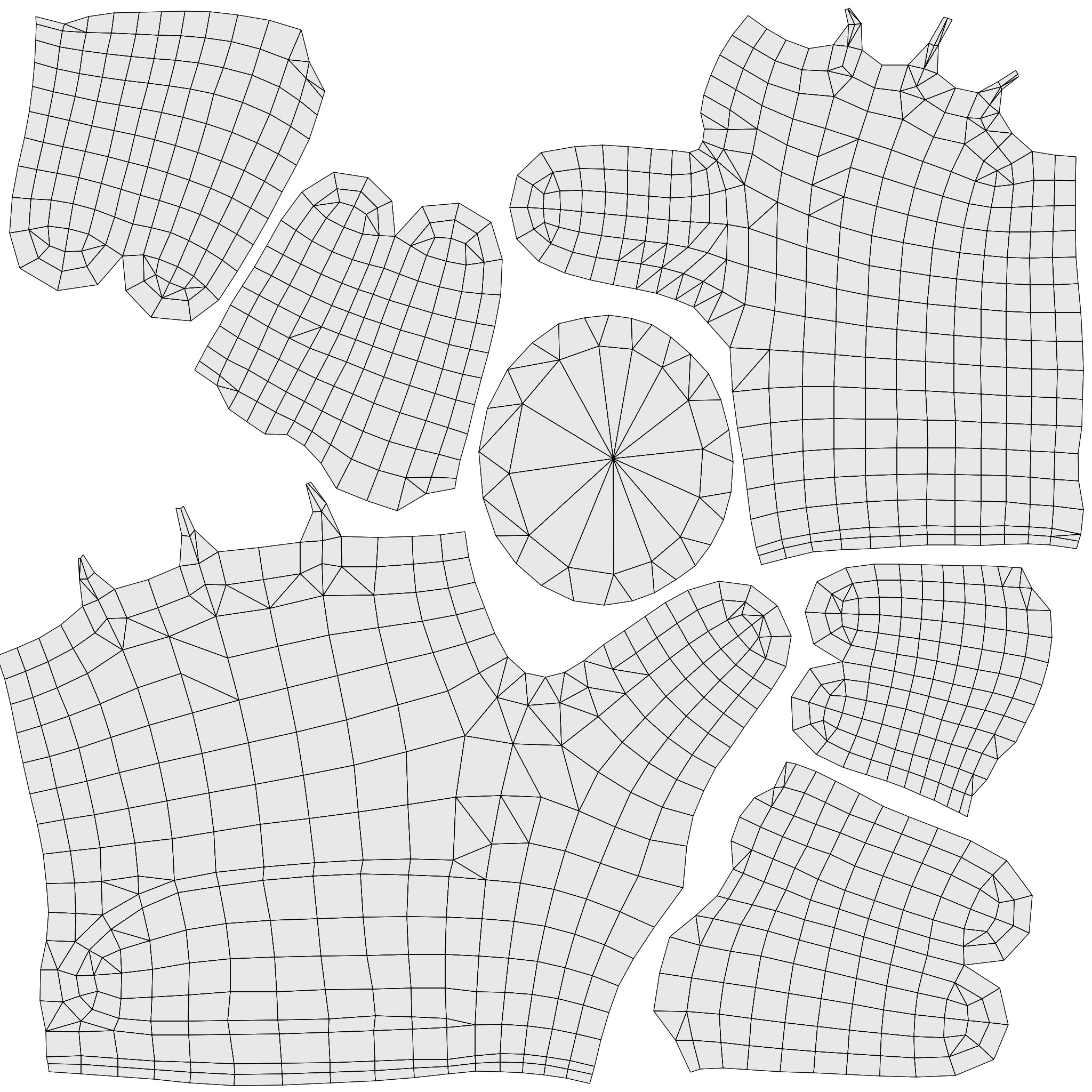 Police swat - Rigged 3D model_27