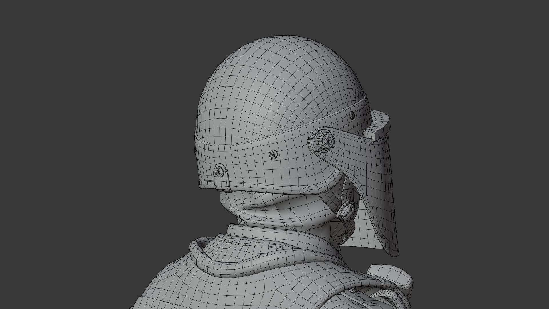 Police swat - Rigged 3D model_34