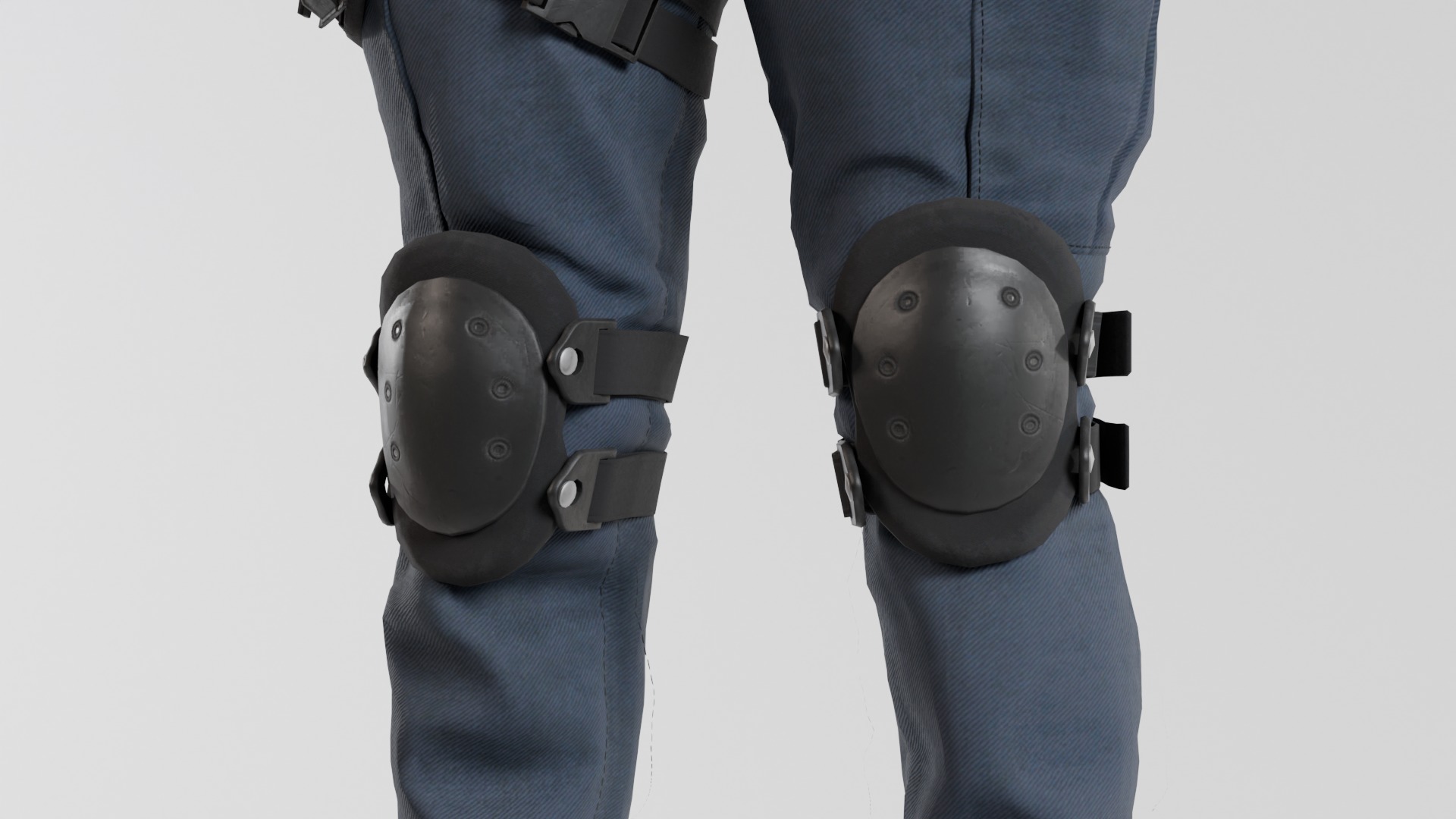 Police swat - Rigged 3D model_3