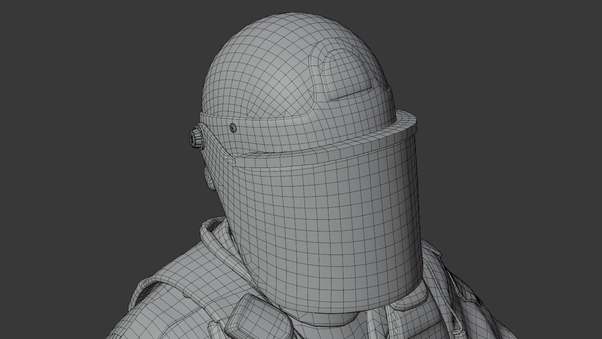 Police swat - Rigged 3D model_33