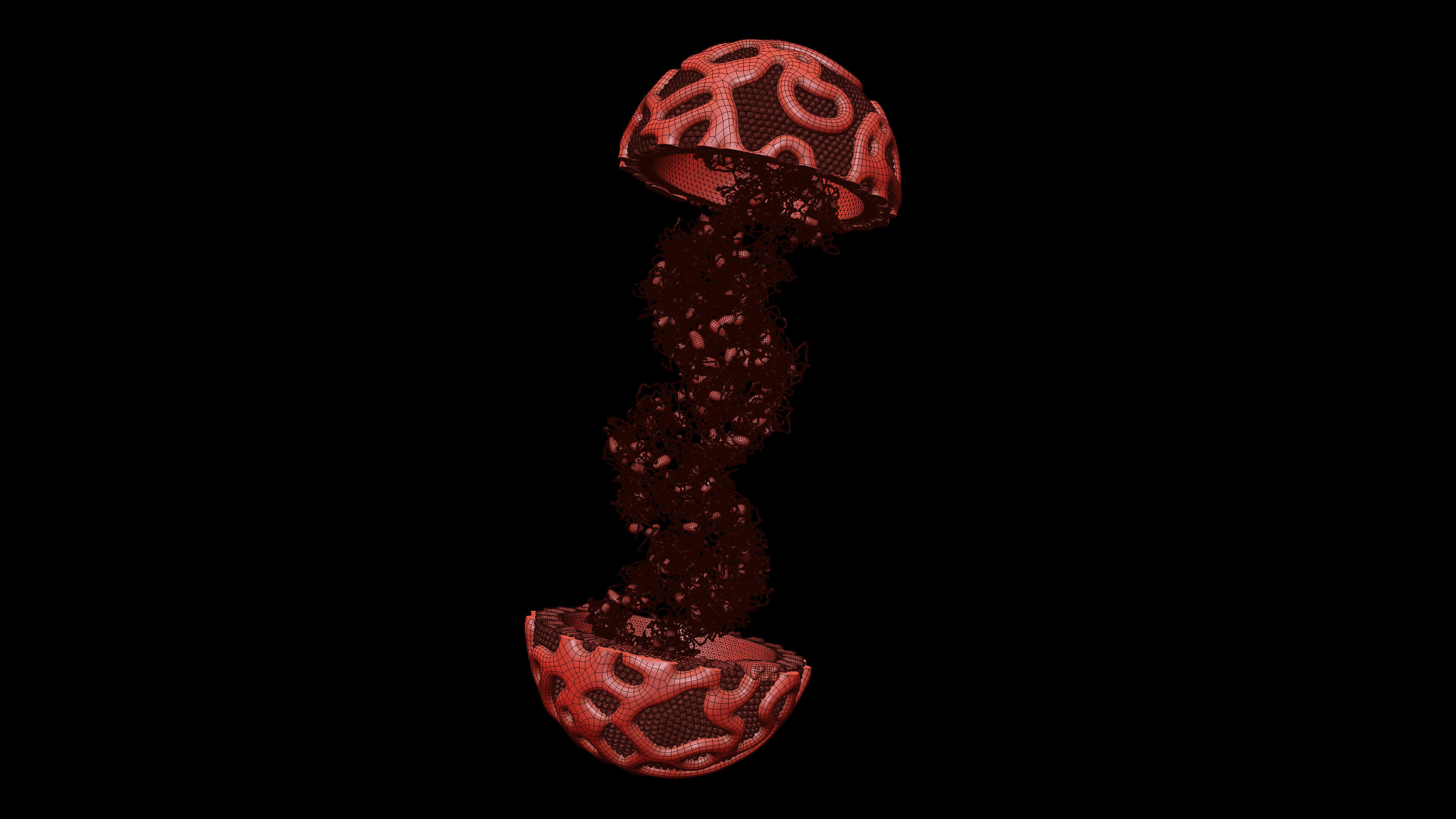 Lipoprotein with Realistic Visualization of Components 3D model_18